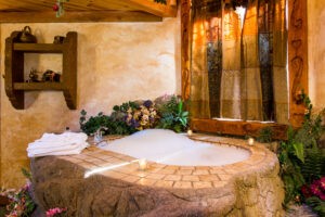 Reviewing the Best Hotels with Jacuzzis: Castle Wood Cottages - A Romantic Getaway